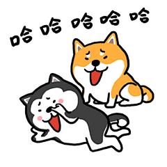 二哈萌柴微信表情包 二哈萌柴微信表情包下载