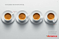 咖啡的味道和我们的航班都是独一无二的——巴西航空创意广告