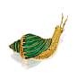 Lot 188 – 18 Karat Gold, Diamond and Enamel Brooch, David Webb