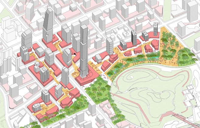 sasakicompletesmasterplanfornewurbandistrictnexttowuhanshigh