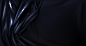 Black silk, latex folded cloth background, textile