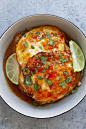 Thai sweet chili fried eggs in a bowl, ready to serve.