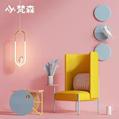 纯色素色无纺布脏粉色墙纸网红卧室北欧公主粉儿童房壁纸家用女孩-淘宝网