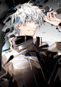 #五条悟 #咒术回战 画师：阿尼鸭Any-a，画师PID：7916404
