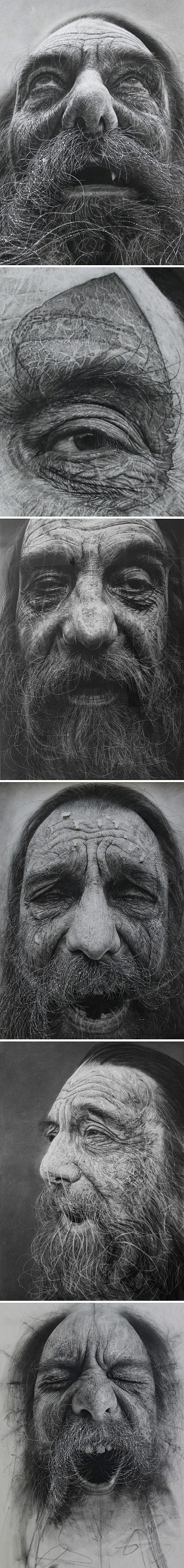 Charcoal drawings by...