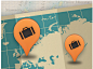Dribbble - Location map pins for travel blog. by Ines Gamler