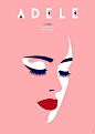Design studio La Boca created limited edition posters for Adele’s European tour.  Each night a poster designed for that city and venue was released in an…: 