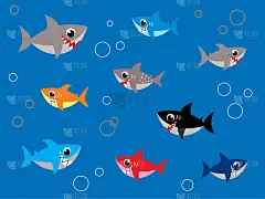 Cute Shark Vector Illustration