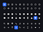 Figma Icons Set based on Variants solid duotone outlined outline line filled icon icons ios android mobile web design system templates ui kit design ui app figma