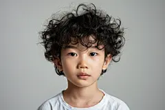 帅气潮流小男孩发型图片