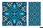 瓷砖 背景 花卉 图案 装饰 几何 图案背景图案设计平面设计