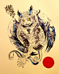 西山经【橐蜚】
橐蜚：鸟，其状如枭，人面而一足，冬见夏蛰，服之不畏雷。 
羭次山的橐蜚，形状像一般的猫头鹰，长着人一样的面孔而只有一只脚，这种鸟夏天蛰伏冬天出现，用它的羽毛做衣服不惧怕雷电。
