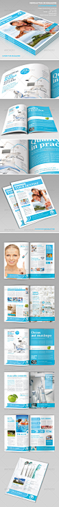 Medical Newsletter or Magazine - Newsletters Print Templates