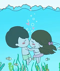 萌萌图 可爱的小薇 情侣系列 可爱 情侣 壁纸 高清 头像（喜欢可收藏，禁止二传哦）