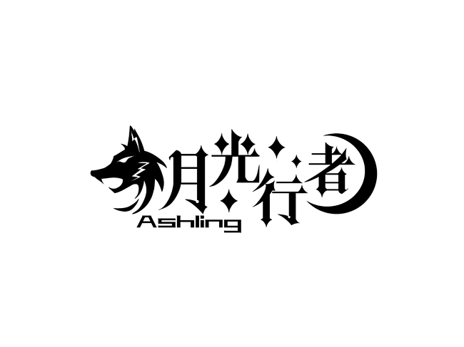 Vup logo，元素：狼/月/星，配色...