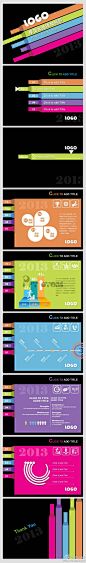 炫彩导航，时尚色彩，有设计，有内容。很漂亮。 #素材# #平面# 