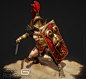Spartacus - Gods of Rome, Thanos Bompotas (Freelancer) : This is one of the characters I modelled for the mobile game Gods of Rome produced by Gameloft‘s Madrid studio.