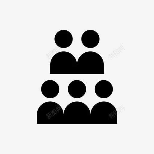 团体聚会人群图标 观众 迷你符号第二卷 icon 标识 标志 UI图标 设计图片 免费下载 页面网页 平面电商 创意素材-花瓣网