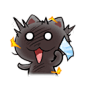 [猫斯拉表情之投降] - #QQ表情##猫斯拉# - 猫斯拉QQ表情是一只白色的猫咪表情，长着两根猫须，黑黑的小眼睛，表情很欢乐，欢迎下载！