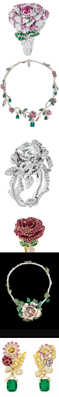 #婚戒#娇艳欲滴的玫瑰高级珠宝，被迪奥（Dior）演绎的唯美惊艳。每一个细节都十分的完美，如同刺绣般精细。 更多: http://www.lovewith.me/share/detail/all/29592