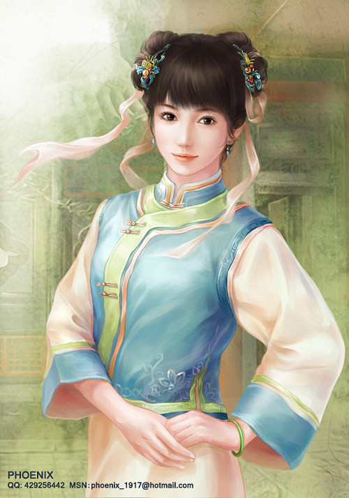 maid in Qing Dynasty...