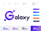 Galaxy studios logo design 1x 4x