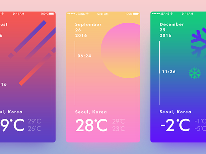 Weather UI Concept