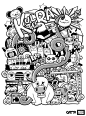 手绘插画