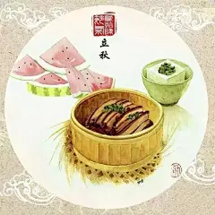 應節氣而食，舌尖上的中國二十四節氣表 : 立春|春卷餃子迎春節雨水|豆苗清火韭菜溫陽驚蟄|鮮吃香椿芽春分|挖薺菜花椒始出芽清明|寒食青團明前茶穀雨|餐桌有榆錢立夏|嘗三新小滿|苦菜枇杷憶苦思甜芒種|煮梅飲其湯夏至|涼麵荔枝伴小暑|食黍嘗嫩藕大暑|伏羊辨食俗立秋|咬秋吃渣貼秋膘處暑|鴨湯潤秋燥白露|秋黃之蘇白露之茹秋分|食