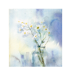 安素Sophie-blue采集到水彩花卉