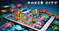 Poker City: Builder - Banners : Those are banners for poker city builder game project.Poker City combines Real Texas Hold’em with elements of Vegas Casino City Builder. 