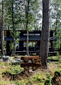 北欧田园风格清新家居与建筑 位于芬兰的绿意小木屋