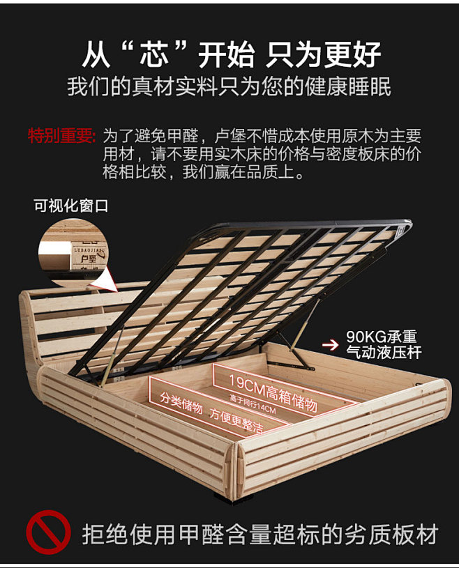 北欧布艺床现代简约小户型ins网红轻奢床...