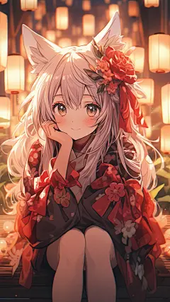 AI数字艺术人物插画-众图网