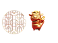 摄图网_401806175_3D中国风牛年场景（非企业商用）