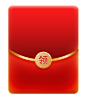 暗红色红包png (6)