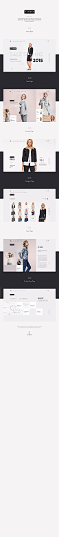 Concept web design  for Tatuum - high quality, modern design and unconventional style- polish fashion brand.: 