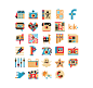 Mobile Icon Sets on Behance#icon##图标##创意##几何#