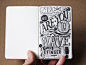 *These are great. hand lettering in sketchbooks by János Kőrös, via Behance