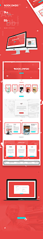 UI/UX Book Online Store Landing Page : Book online store project