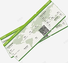 光线的背面采集到登机牌