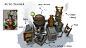 Invention Work, Neil Richards : Using a 3D base to mock up some of the machines for the Invention Skill.<br/>A more modular approach to making assets!<br/>Copyright Jagex.
