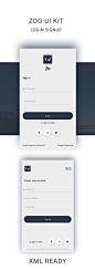 download LOGIN SIGNUP UI KIT, Ready XML files to import in android project,: 