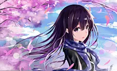 我的青春恋爱喜剧果然有问题 雪之下雪乃 同人图 插画 壁纸 | 春 | 半次元-第一中文COS绘画小说社区