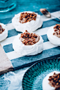 Mini Pavlovas with chocolate filling on Behance