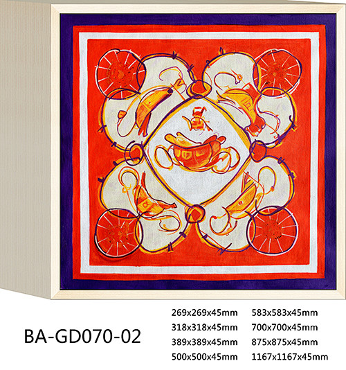 BA-GD070-02爱马仕丝巾图案装饰...