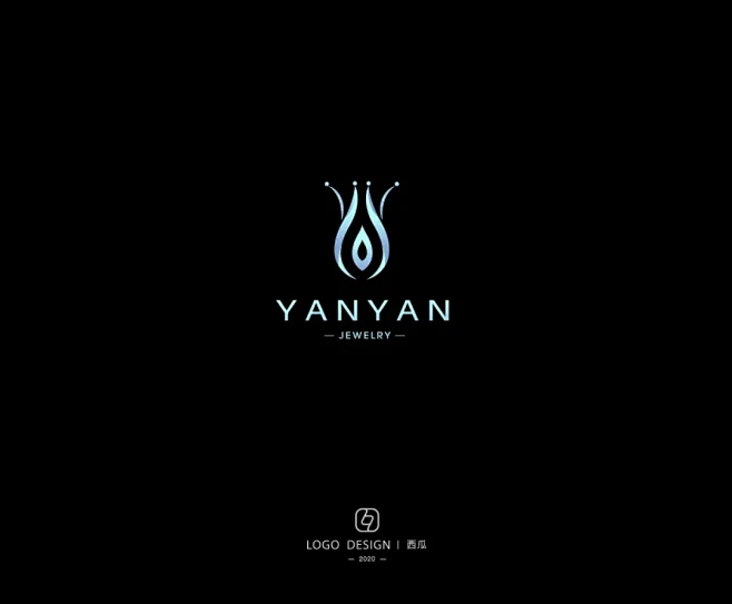 学LOGO-颜妍珠宝-珠宝logo-单字母构成-元素重复-Ylogo-简洁logo-现代logo-花瓣网