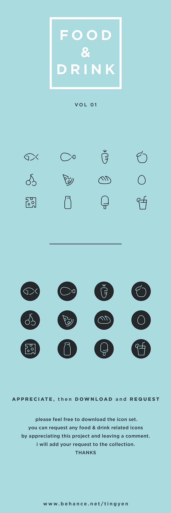 Food & Drink Icons: ...