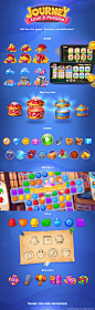 2D casual CGart design DigitalPaint game game ui Icon match3 UI