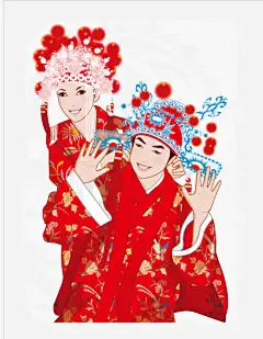 中式婚纱照高清素材 免抠 设计图片 免费下载 页面网页 平面电商 创意素材 png素材